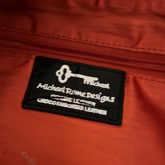 Michael Rome Designs Leather Handbag - Picture 6 of 8